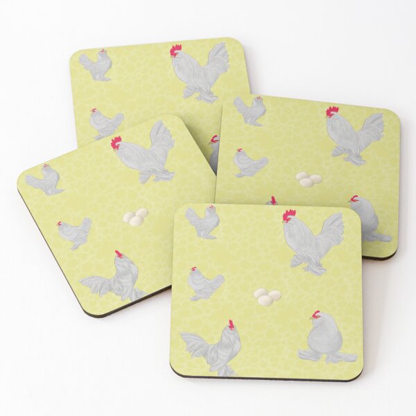 Item preview, Lavender Belgian D'Uccle Pattern Yellow designed and sold by Ashley Gagnon.