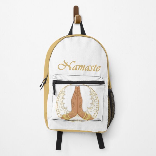 Item preview, Namaste Hands White Mandala designed and sold by MandalaSoul.