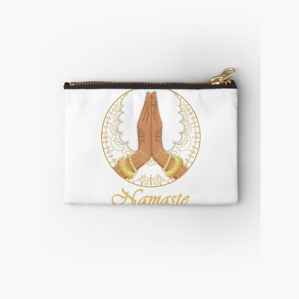 Item preview, Namaste Hands White Mandala designed and sold by MandalaSoul.