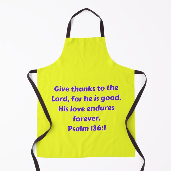 Artikelvorschau, Bible Verse Psalm 136:1 entworfen und verkauft von Prayingwarrior.