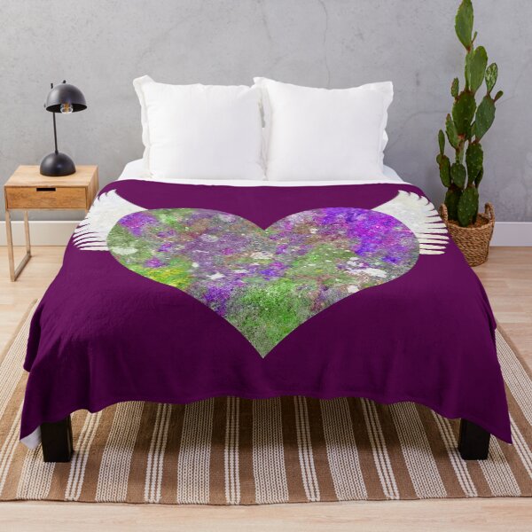 Item preview, Colorful Stone Heart - Violet & Green designed and sold by RawSunArt.