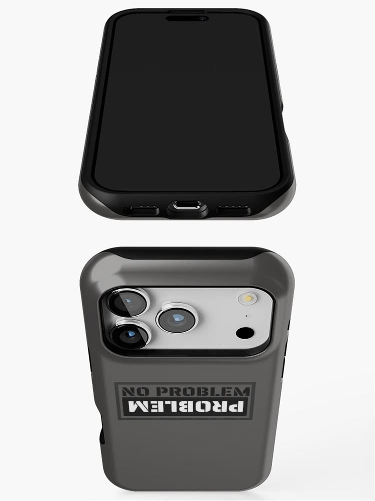 Thumbnail 3 of 4, iPhone Case, No Problem Problem designed and sold by SmartTShirtTime.