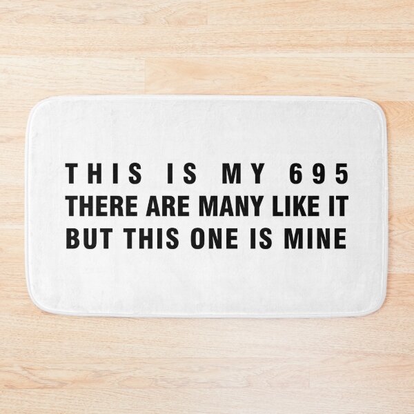 Item preview, THIS IS MY 695 - BLACK designed and sold by abarthshop.