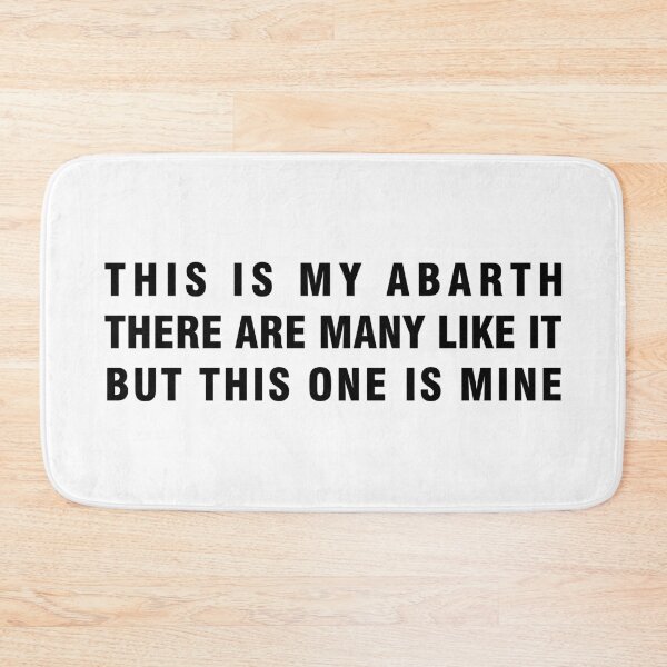 Item preview, THIS IS MY ABARTH - BLACK designed and sold by abarthshop.