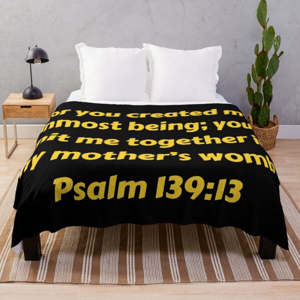 Aperçu de l'œuvre Bible Verse Psalm 139:13 créée et vendue par Prayingwarrior.