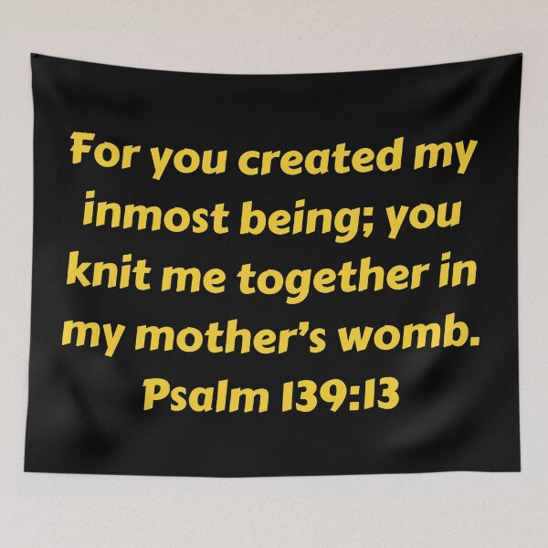 Item preview, Bible Verse Psalm 139:13 designed and sold by Prayingwarrior.