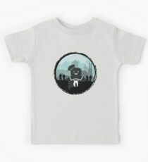 Ghostbusters versus the Stay Puft Marshmallow Man Kids Tee