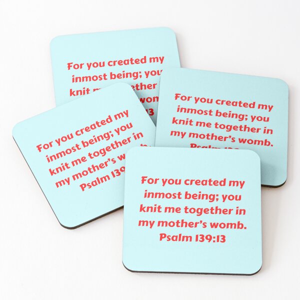 Item preview, Bible Verse Psalm 139:13 designed and sold by Prayingwarrior.