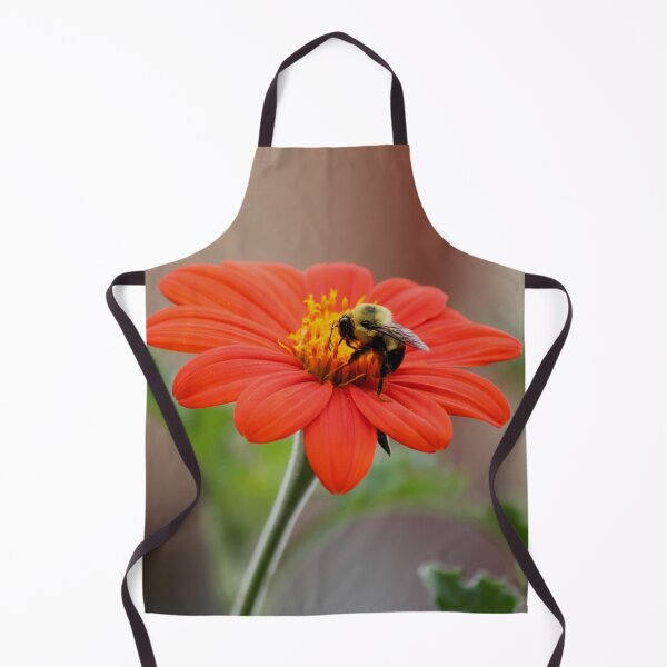 Item preview, Bee Getting Busy on Orange Flower designed and sold by TheSplitWindow.