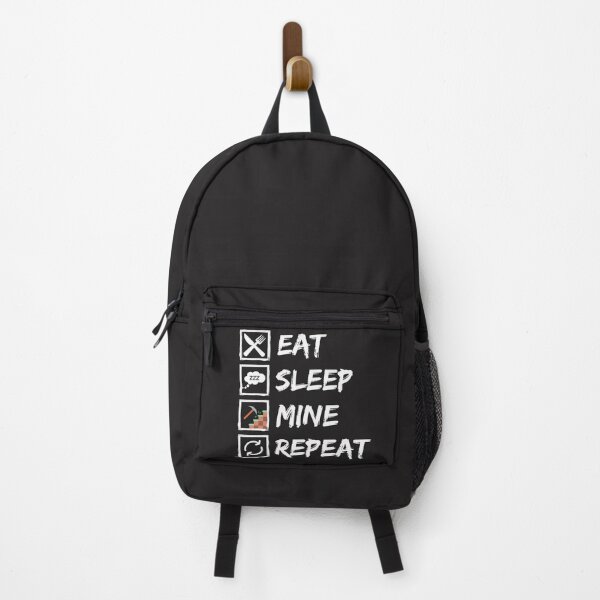 Item preview, Eat Sleep Mine Repeat designed and sold by Aissa6900.