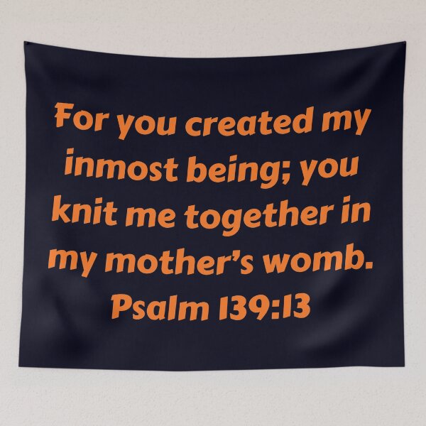 Item preview, Bible Verse Psalm 139:13 designed and sold by Prayingwarrior.