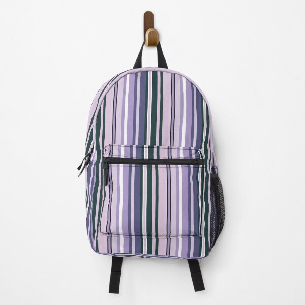 Item preview, Vertical stripes shades of lavender, blue, purple color seamless pattern designed and sold by Rhu Creations.
