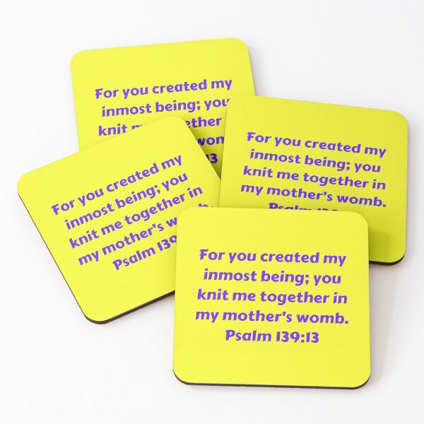 Item preview, Bible Verse Psalm 139:13 designed and sold by Prayingwarrior.