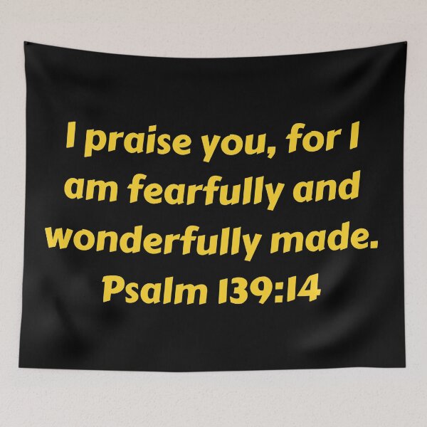 Item preview, Bible Verse Psalm 139:14 designed and sold by Prayingwarrior.
