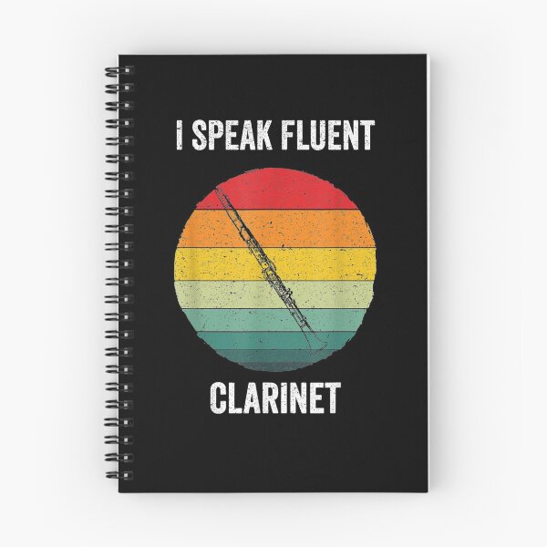 Item preview, I Speak Fluent Clarinet Vintage Musical Instrument Gift  designed and sold by avareid3.