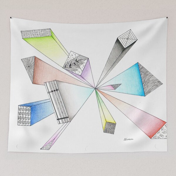 Item preview, 3D Shapes Design  designed and sold by Lovelies ! (arts and designs) !.