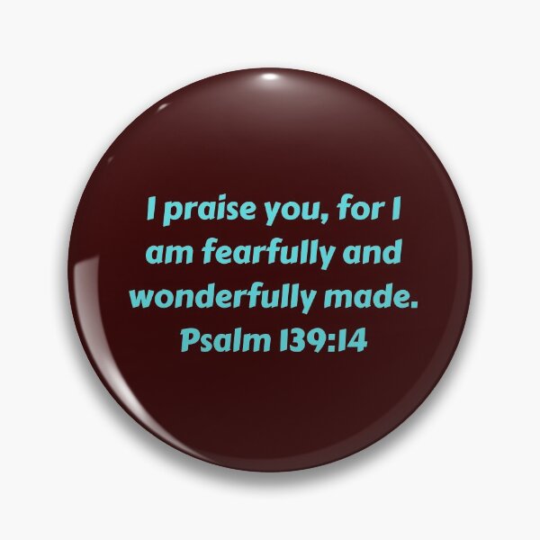Item preview, Bible Verse Psalm 139:14 designed and sold by Prayingwarrior.