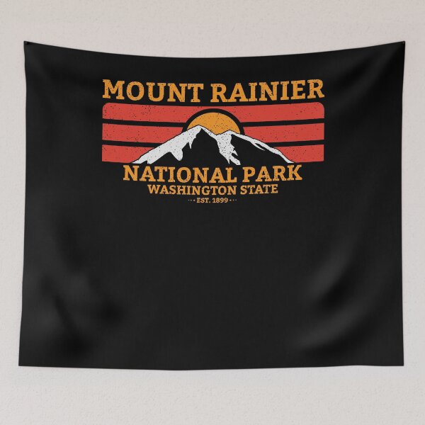 Item preview, Vintage National Park Shirt Mount Rainer National Park designed and sold by Heidi Designs.
