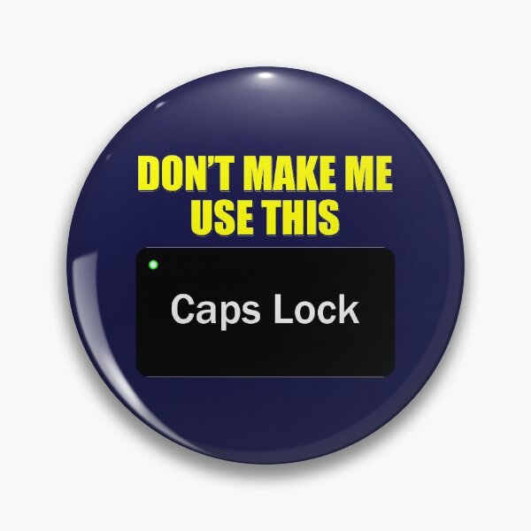 Item preview, Funny Caps Lock designed and sold by GloopTrekker.