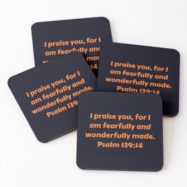 Item preview, Bible Verse Psalm 139:14 designed and sold by Prayingwarrior.