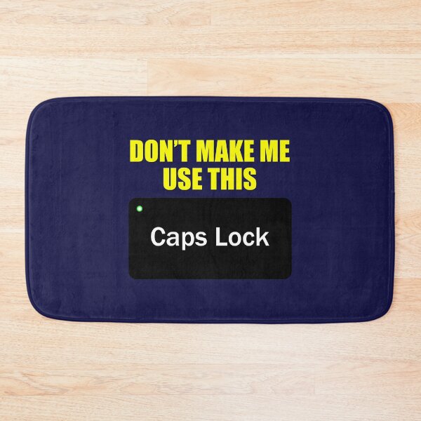 Item preview, Funny Caps Lock designed and sold by GloopTrekker.