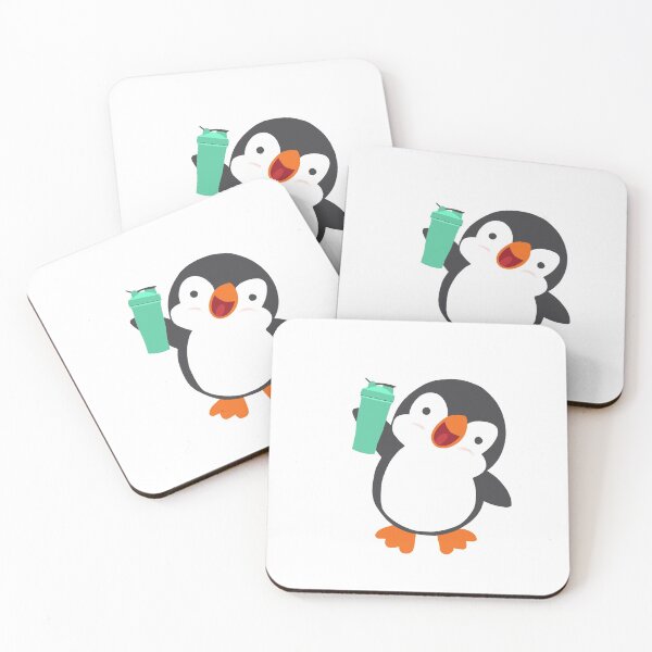 Item preview, Penguin with a Shaker Bottle designed and sold by Flakman35.