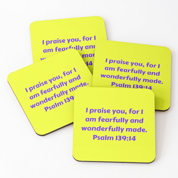 Item preview, Bible Verse Psalm 139:14 designed and sold by Prayingwarrior.