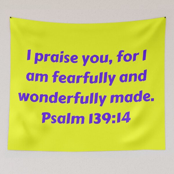 Item preview, Bible Verse Psalm 139:14 designed and sold by Prayingwarrior.
