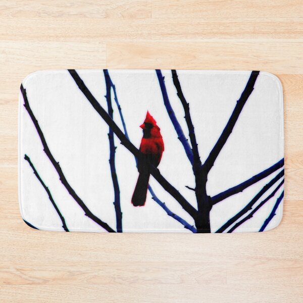 Item preview, Red Cardinal Silhouette on a Winter Branch  designed and sold by TheSplitWindow.