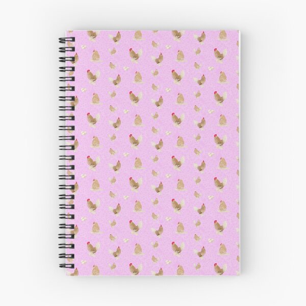 Item preview, Golden Neck Belgian D'Uccle Pattern Pink designed and sold by Ashley Gagnon.