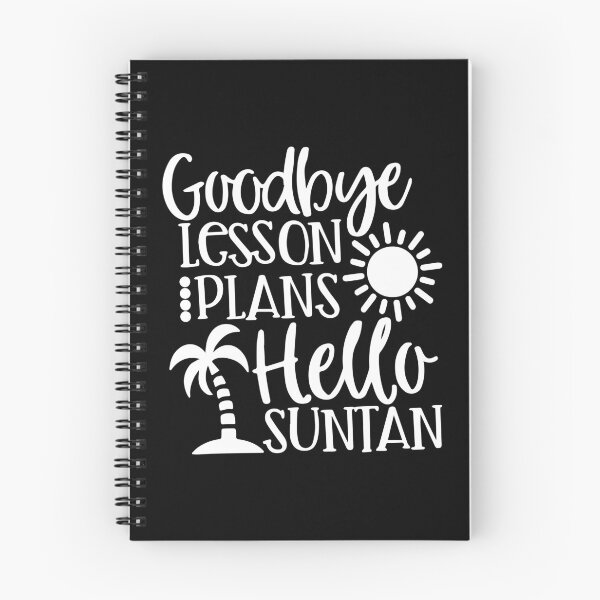 Item preview, Goodbye Lesson Plans, Hello Suntan designed and sold by ZimbomDesigner.