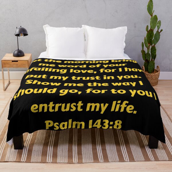 Item preview, Bible Verse Psalm 143:8 designed and sold by Prayingwarrior.