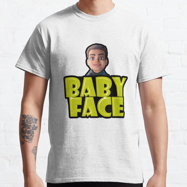 Cartoon Baby Face Classic T-Shirt