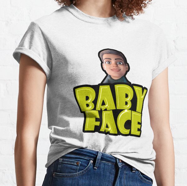 Cartoon Baby Face Classic T-Shirt