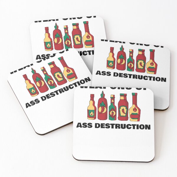 Item preview, Chili Head Hot Sauce Weapons of Ass Destruction sticker designed and sold by billyperks.