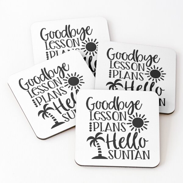 Item preview, Funny Goodbye Lesson Plans, Hello Suntan designed and sold by ZimbomDesigner.