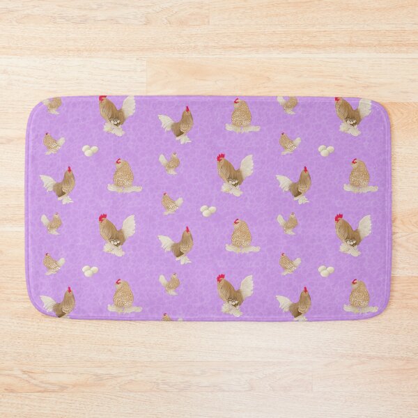 Item preview, Golden Neck Belgian D'Uccle Pattern Purple designed and sold by Ashley Gagnon.