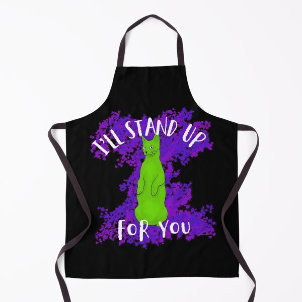 Item preview, I’ll Stand Up for You. Green Cat designed and sold by wildjellybeans.