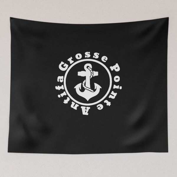 Item preview, Antifa Grosse Pointe Navy designed and sold by OlgaGTrentino.