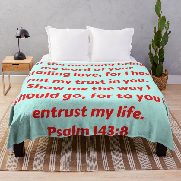 Aperçu de l'œuvre Bible Verse Psalm 143:8 créée et vendue par Prayingwarrior.