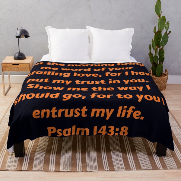 Aperçu de l'œuvre Bible Verse Psalm 143:8 créée et vendue par Prayingwarrior.
