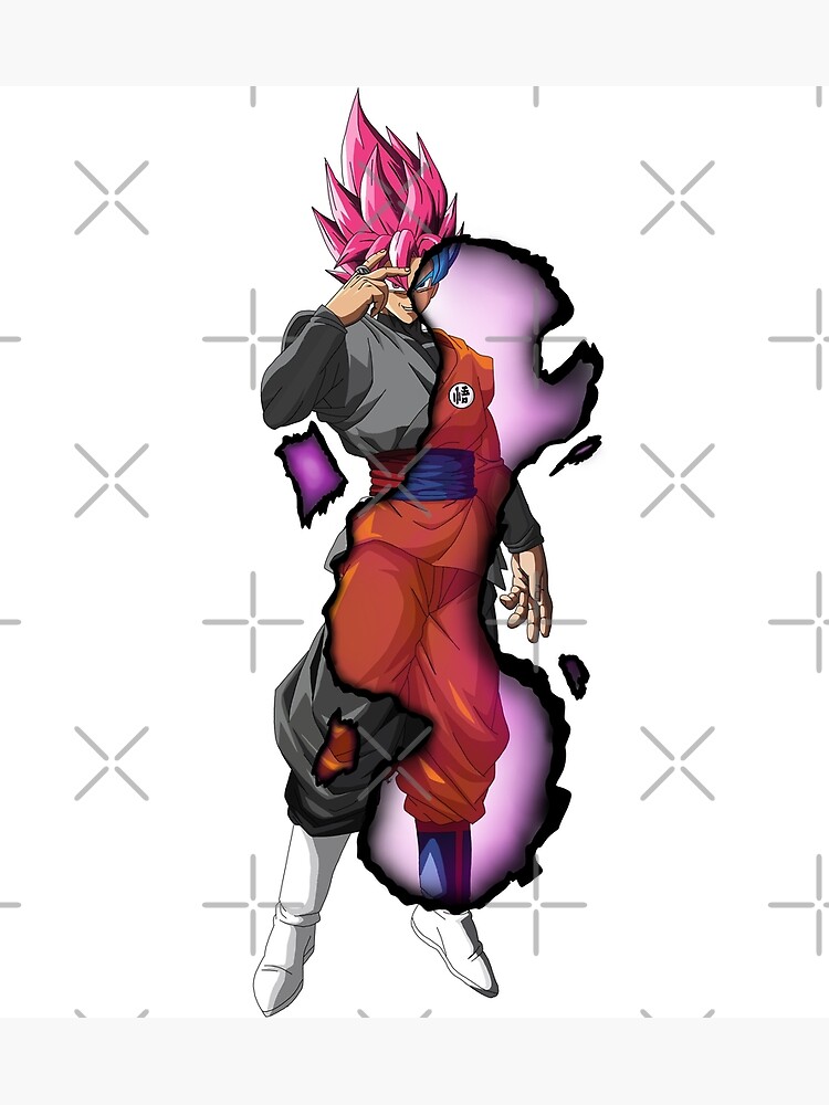 Goku Black Rose Super Saiyan 4 Poster for Sale by reelanimedragon