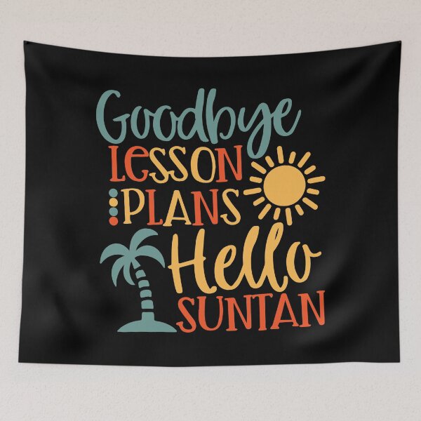 Item preview, Vintage Goodbye Lesson Plans, Hello Suntan designed and sold by ZimbomDesigner.