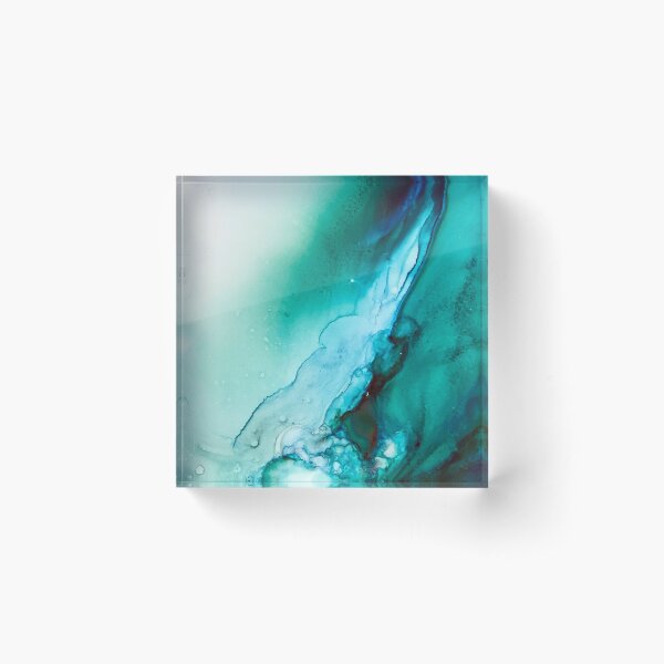 Aperçu de l'œuvre Vagues d'émotion : Art abstrait à l'encre d'alcool créée et vendue par kimberlykalil.