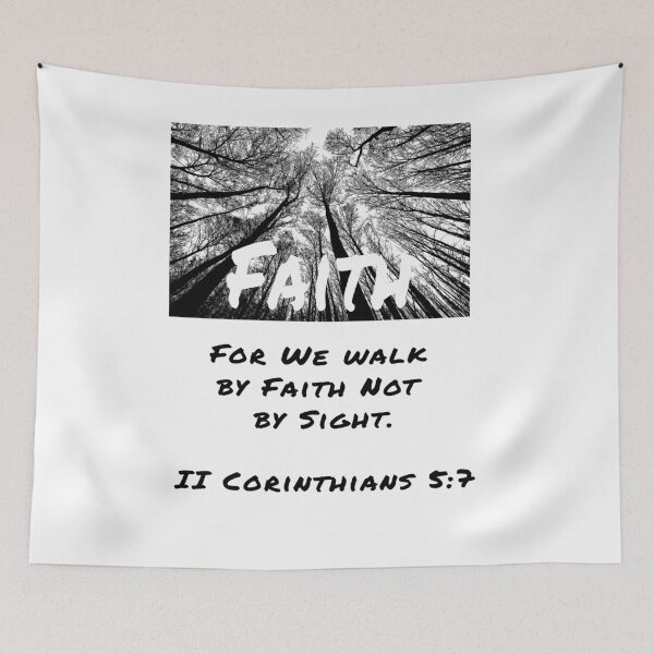 Item preview, Faith in the Valley 2 Corinthians 5:7 We Walk By Faith Not By Sight designed and sold by classicmusings.