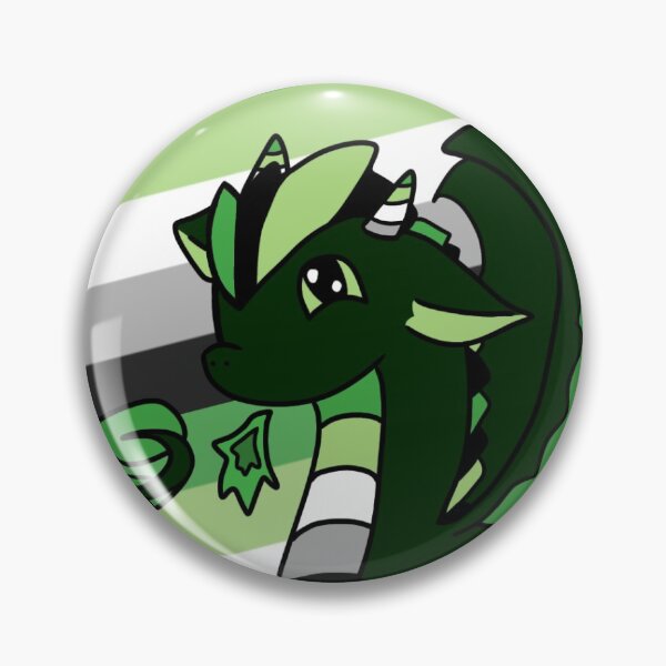 Item preview, Aromantic Pride Dragon designed and sold by KitkatKiwikat.