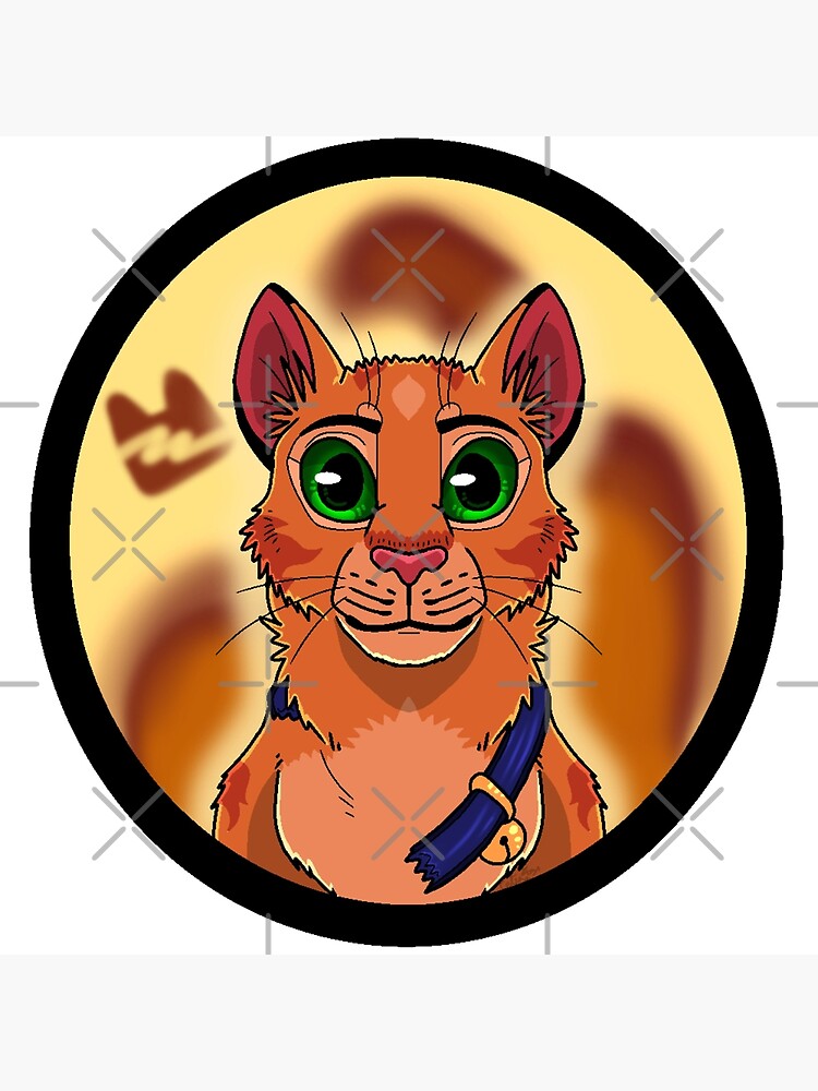 Firestar Fireheart Warrior Cats Postcard for Sale by alicialynne