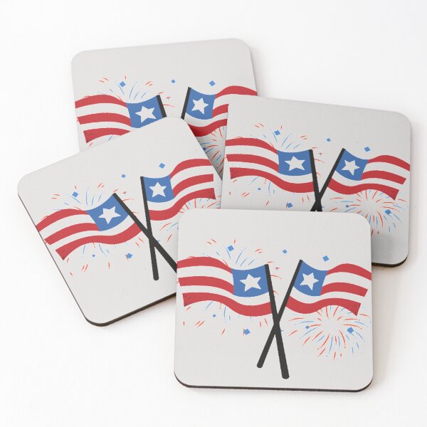 Item preview, Independence Day Twin Flags designed and sold by LifeProApperal.