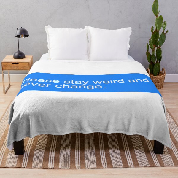 Item preview, Stay weird text message designed and sold by ind3finite.