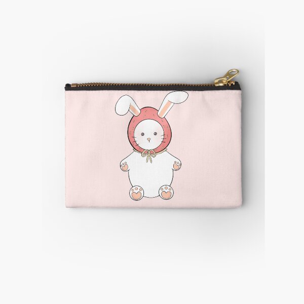 Item preview, Cute Bunny With a Strawberry Hat designed and sold by PinkcloudsArt.